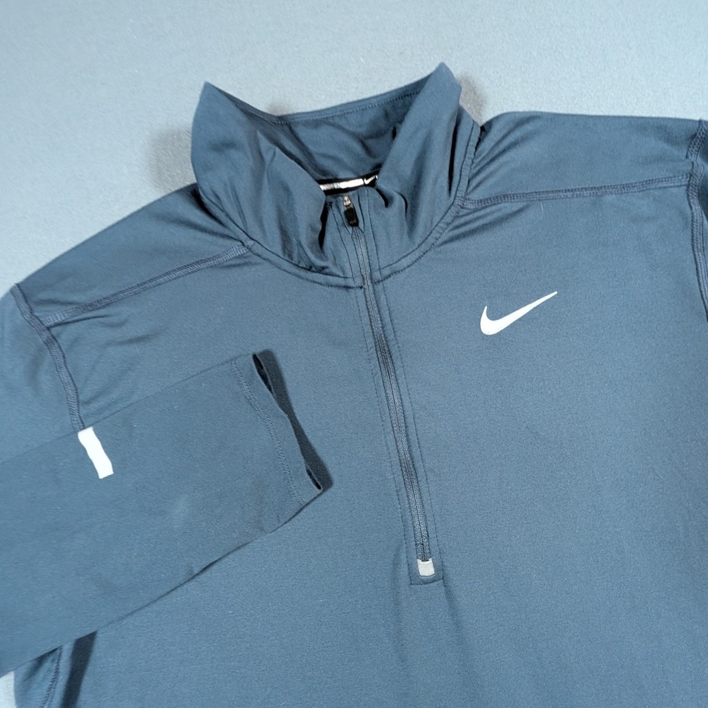 Nike Running Dri-FIT Pullover Mens Size Large 1/2 Zip 683485-460